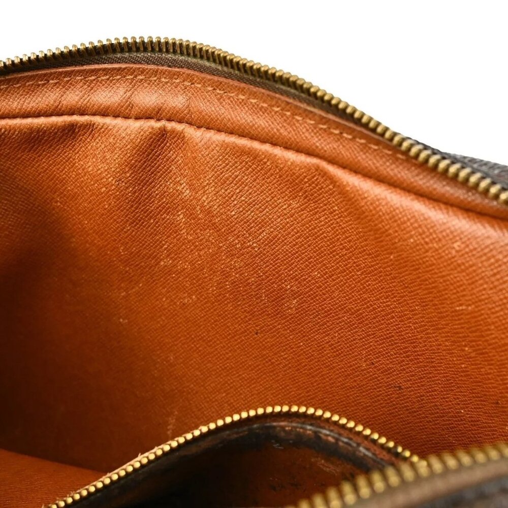 410281BT (L4) Louis Vuitton Clutch Bag Dragonne GM Brown Monogram - Picture 9 of 11